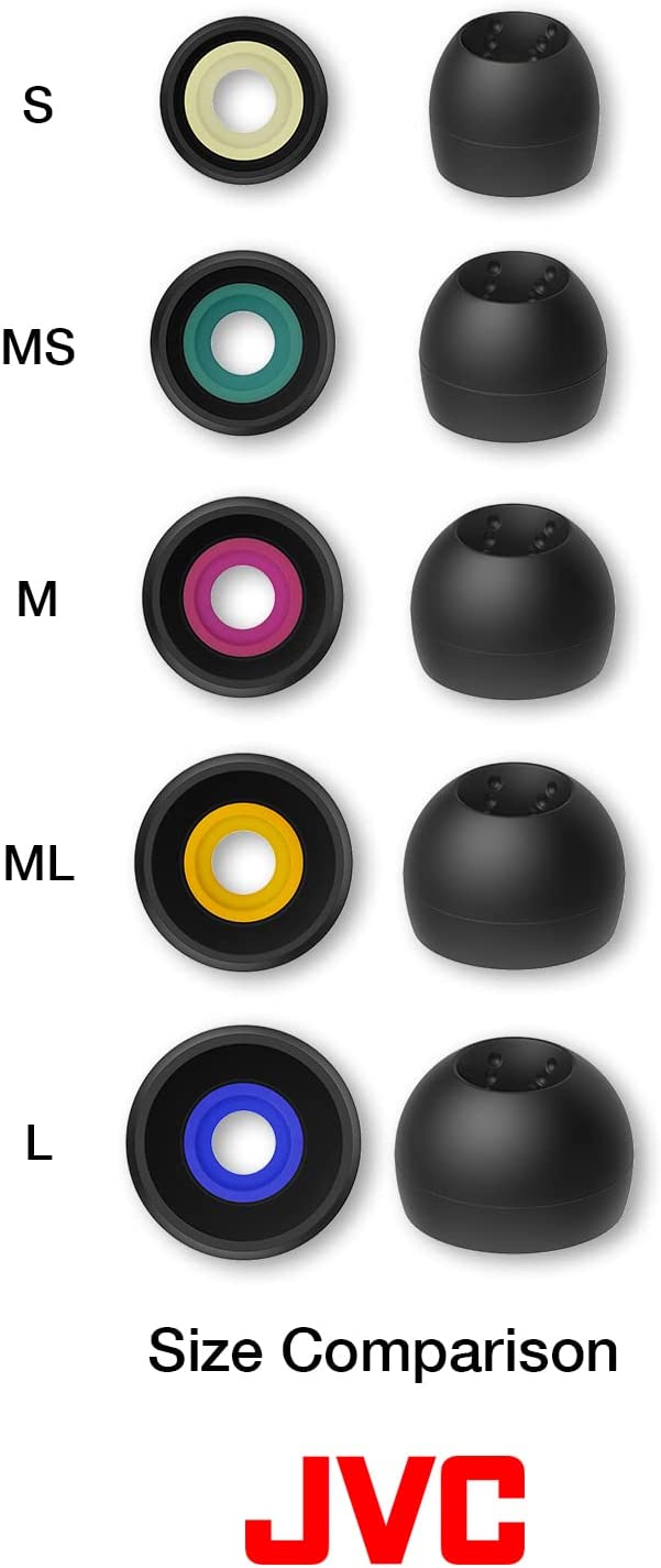 JVC Spiral Dot ++ Eartips