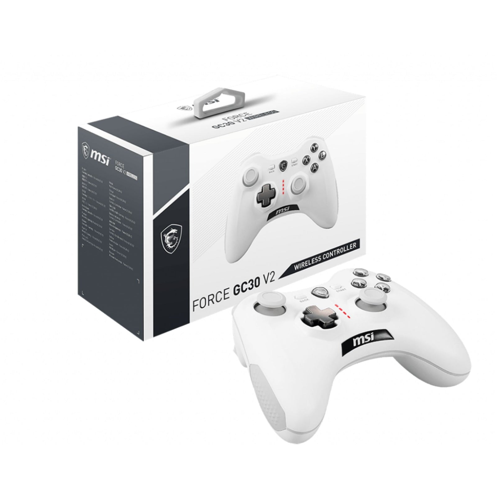 MSI FORCE GC30 V2 WHITE Wireless Gaming Controller