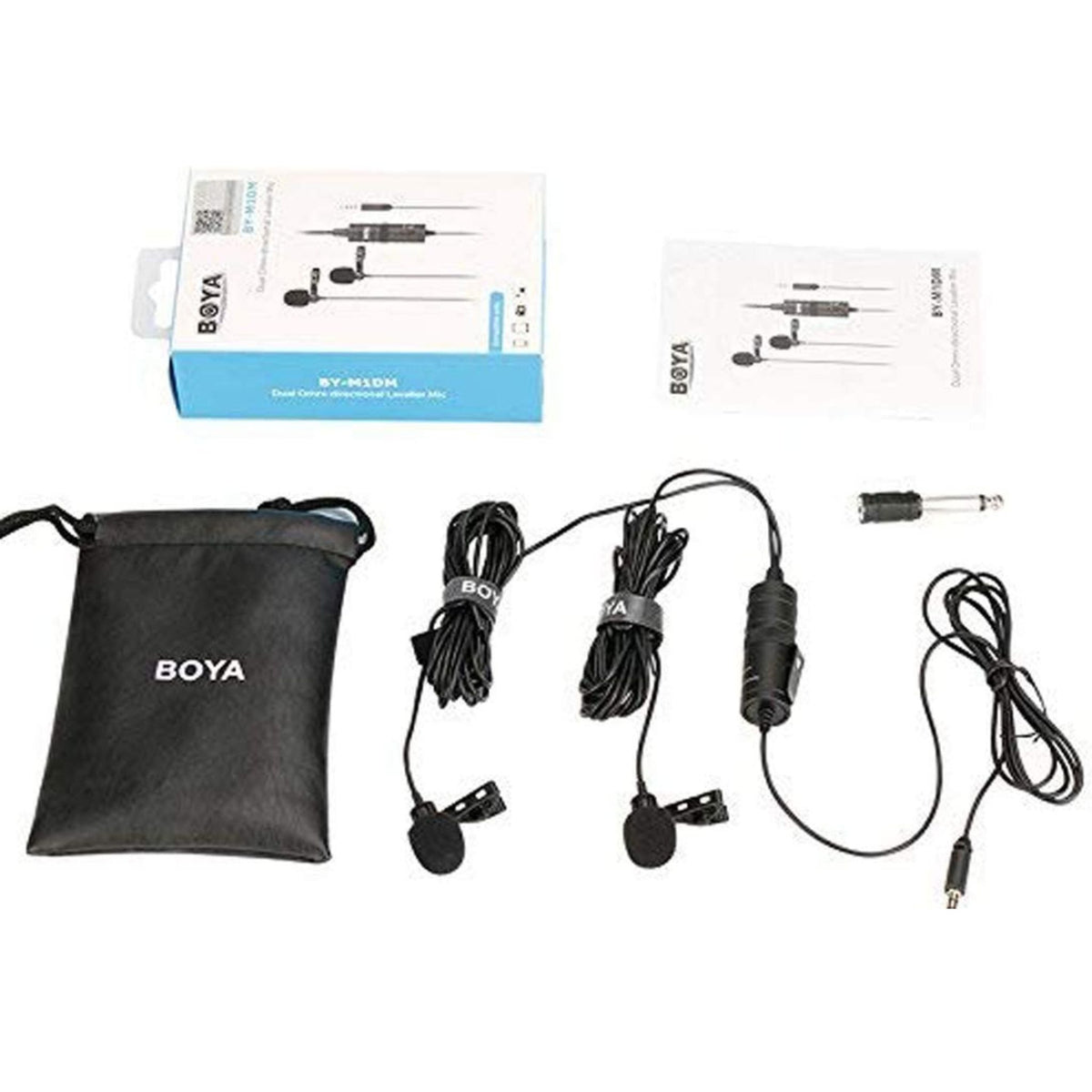 BOYA BY-M1DM Dual Lavalier Universal Microphone