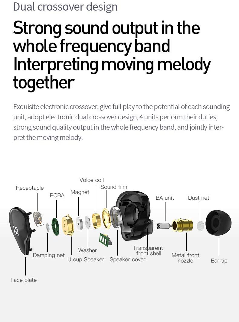 KB Ear KS2 In ear Headphone