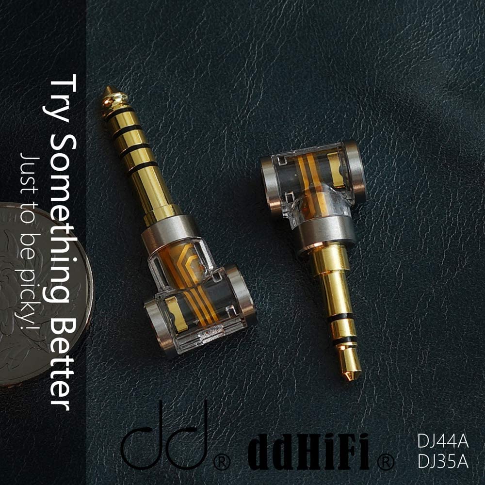 DDHIFI DJ35A 3.5mm to 2.5mm female and DJ44A 4.4 to 2.5mm female adapter