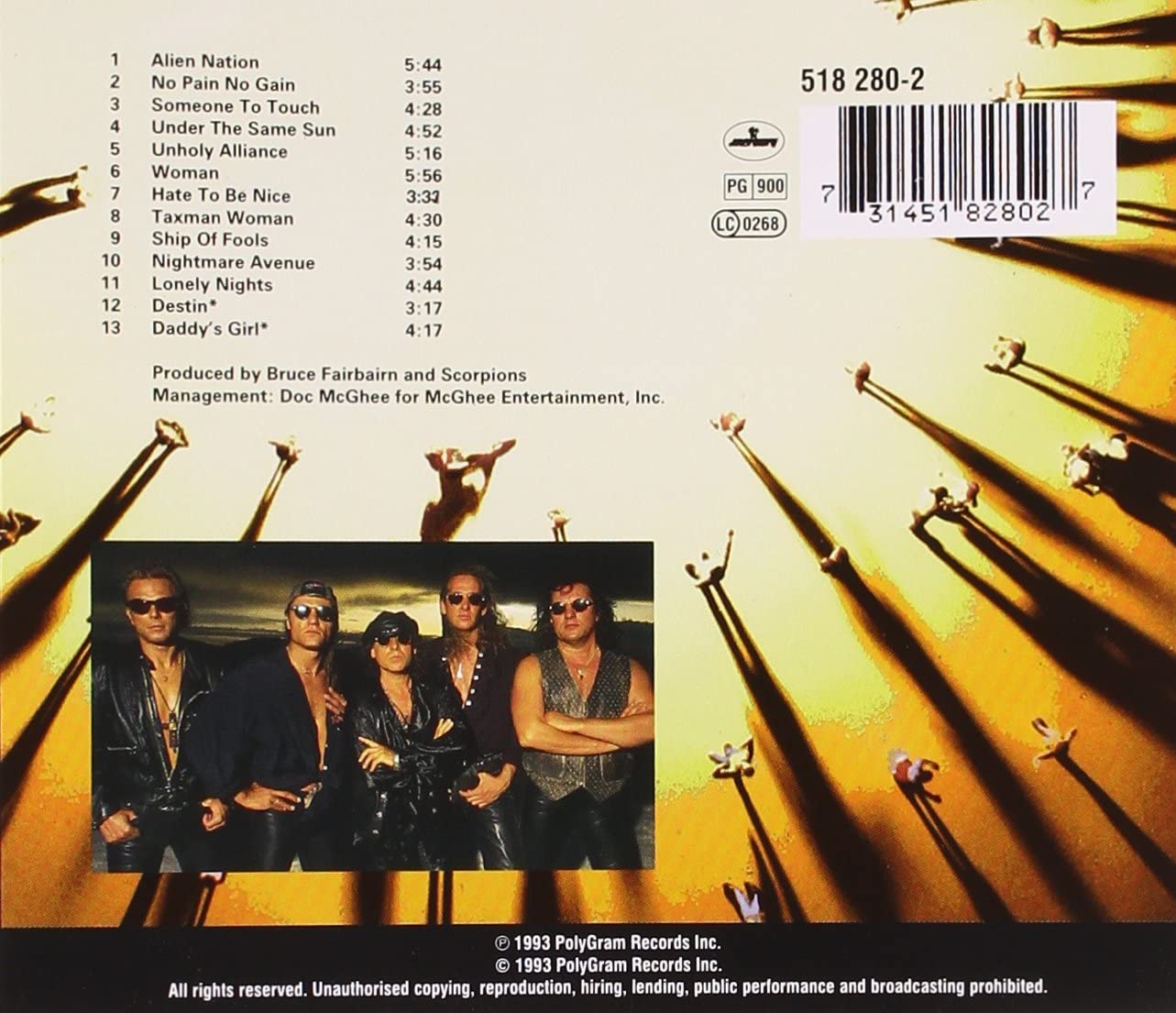 Scorpions (Face The Heat) (Used) (Mint Condition)