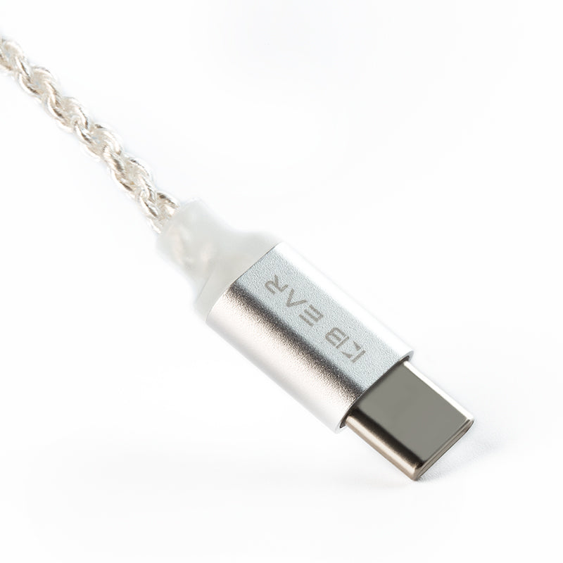 KB EAR Type-C Cable With Mic OFC/Silver Plated