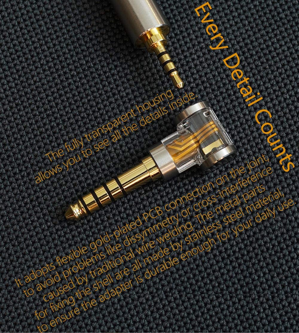 DDHIFI DJ35A 3.5mm to 2.5mm female and DJ44A 4.4 to 2.5mm female adapter