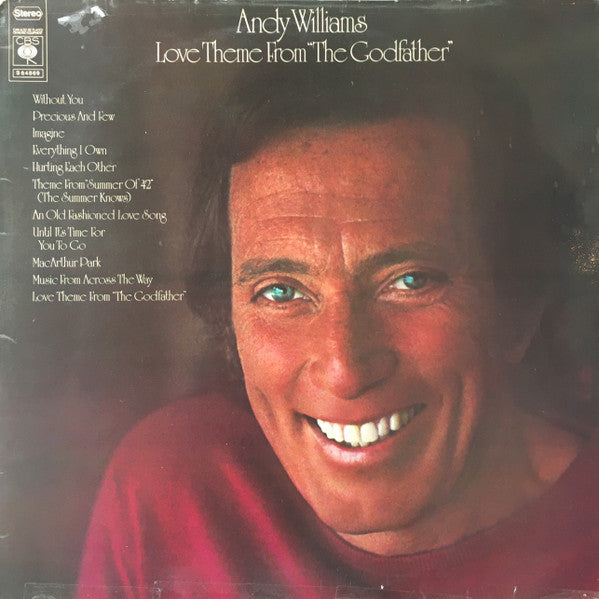Andy Williams – Love Theme From "The Godfather" (Used) (Mint Condition)