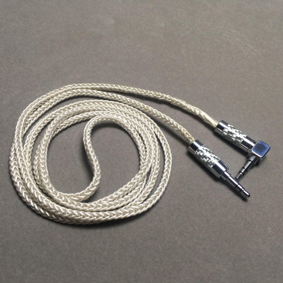 AUX Cable - Male to Male 8 Shares 58 Cores Silver Foil Wire