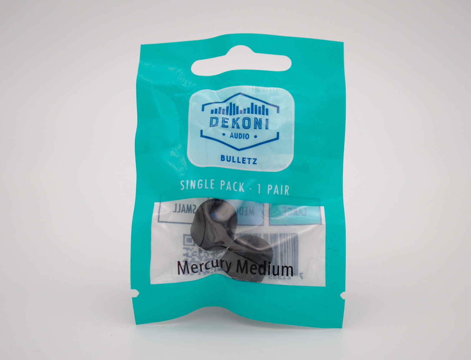 Dekoni Premium Memory Foam Isolation Earphone Tips black – Mercury 4.9mm