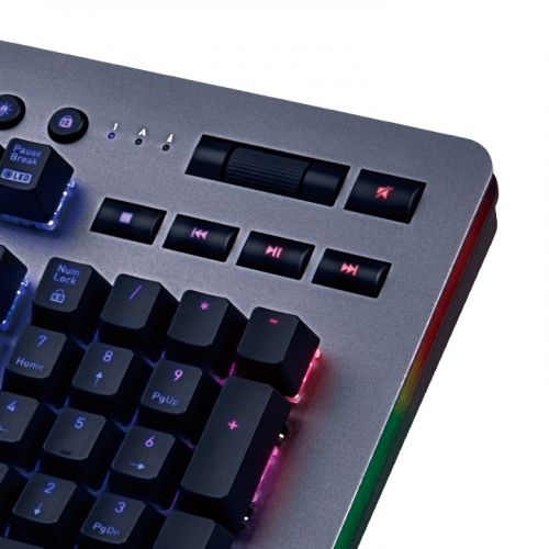 Thermaltake Level 20 RGB Titanium Gaming Keyboard Cherry MX Speed Silver