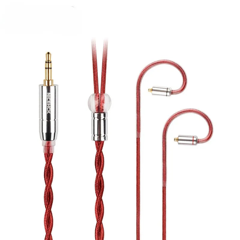 NICEHCK RedAg 4N Silver Cable