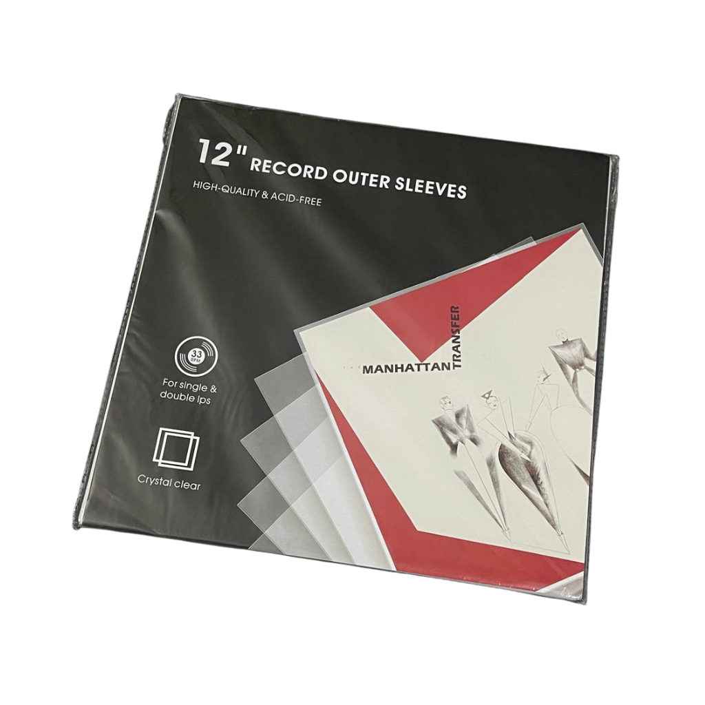 LDPE 100um Super Thick 12&quot; Record Outer Sleeve (pack of 50)