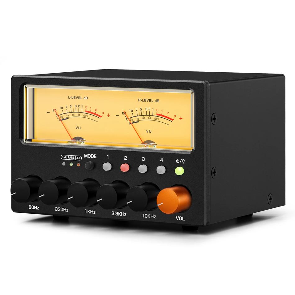 Douk Audio D5 4-Way Audio Switcher/Splitter w/ EQ