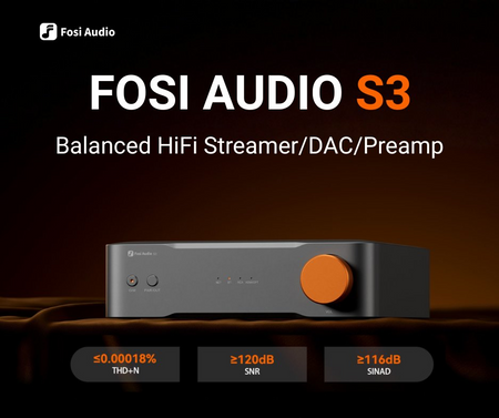 Fosi Audio S3 Balanced HiFi Network Streamer