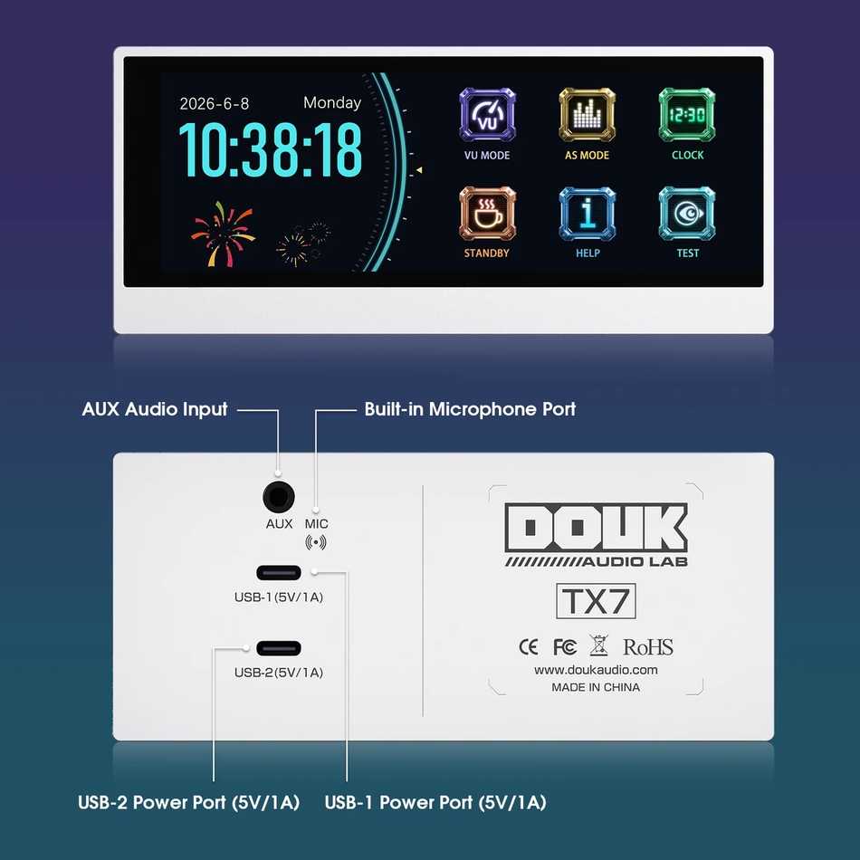 Douk Audio TX7 Desktop Display