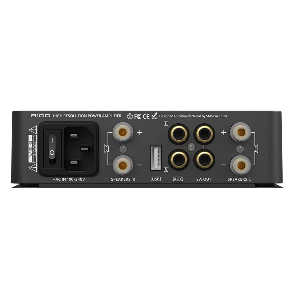 S.M.S.L A100 Bluetooth 5.0 Stereo Audio Mini Class D Amplifier