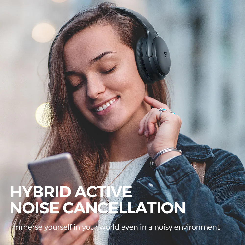 Soundpeats A6 Hybrid ANC Wireless Headphone, Audio, Headphones & Headsets  on Carousell