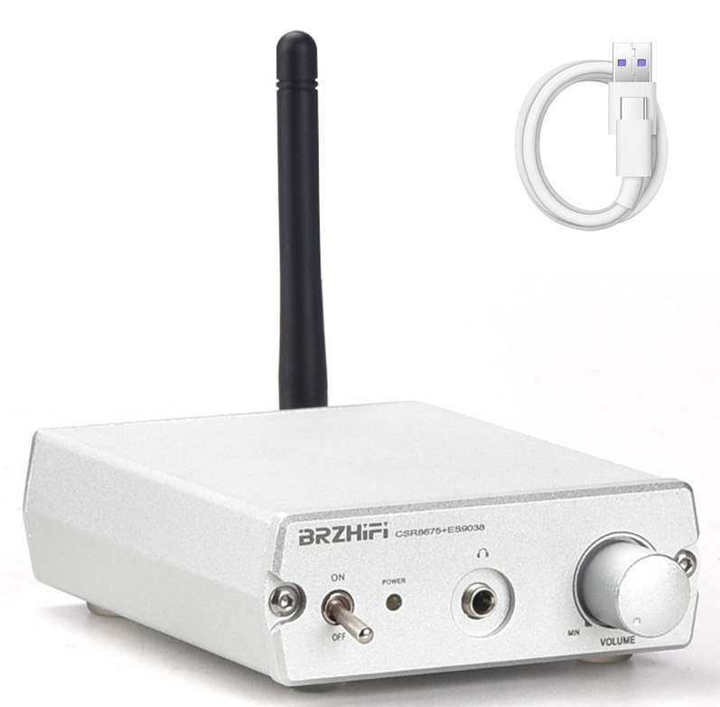 BRZ HiFi Bluetooth Audio Power Amplifier & Receiver DAC-BR20-B