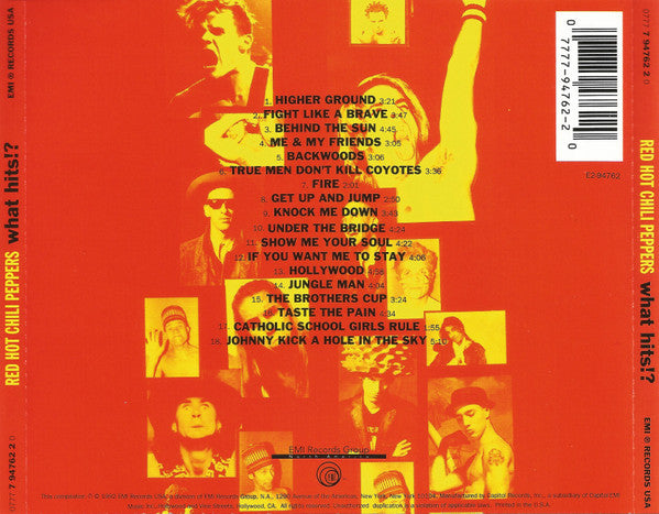 Red Hot Chili Peppers – What Hits!? (Best Of Red Hot Chili Peppers) (Used) (Mint Condition)
