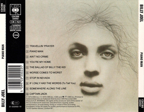 Billy Joel – Piano Man (Used) (Mint Condition CD