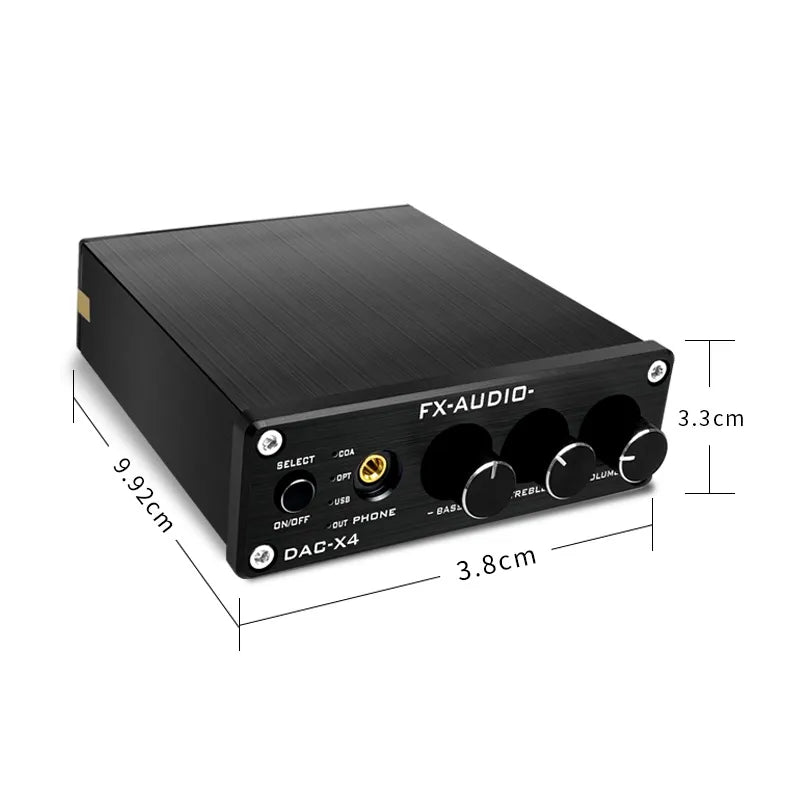 BRZ HiFi Power Amplifier Audio Decoder DAC-X4