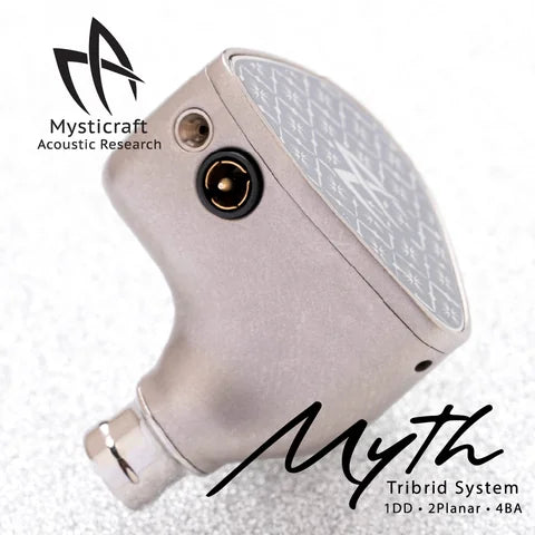 Mysticraft Acoustic Research Myth Tribrid System 1DD + 4BA + 2 MP IEM