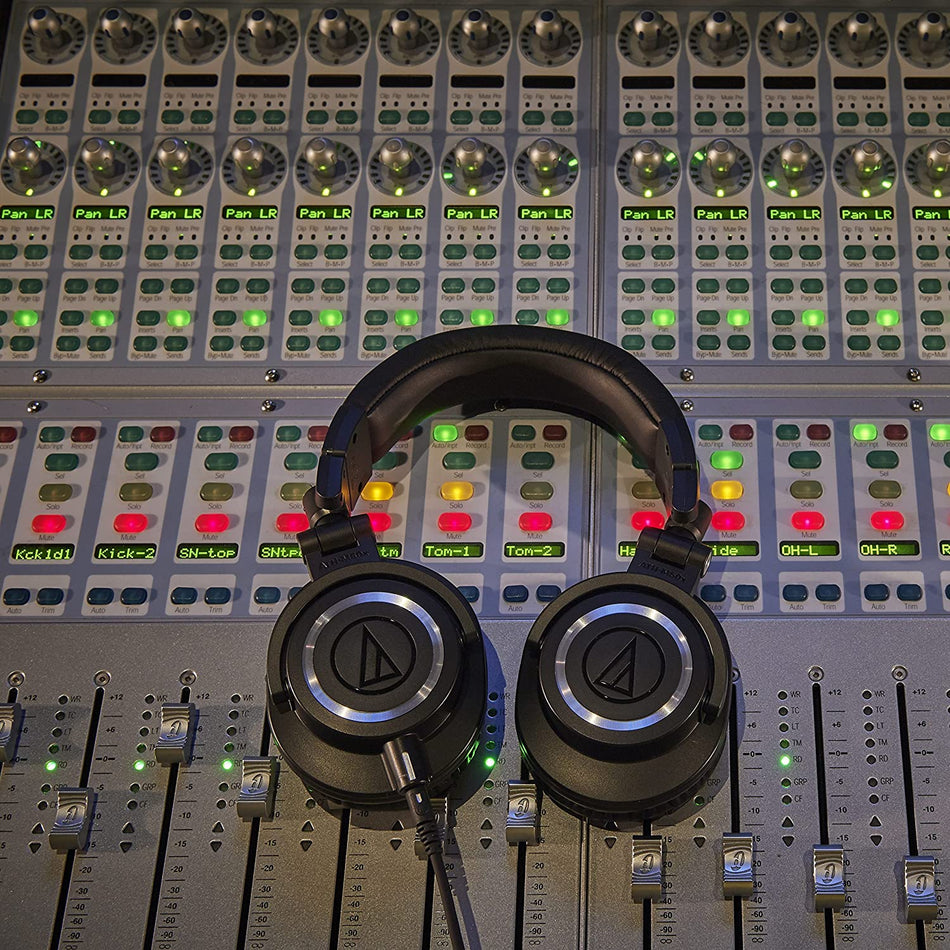 Audio-Technica ATH-M50x & Audio-Technica ATR3350xiS Lavalier Microphone