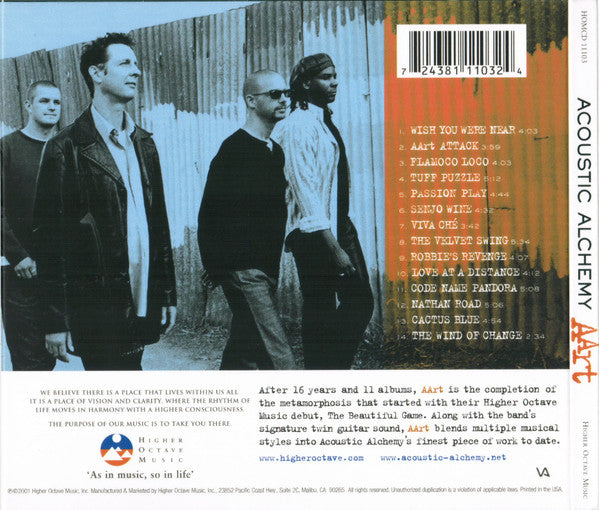 Acoustic Alchemy – Aart (Used) (Mint Condition) CD