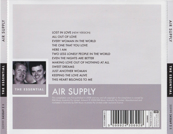 Air Supply – The Essential Air Supply (Used) (Mint Condition) CD
