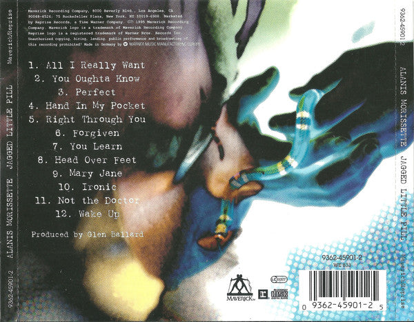 Alanis Morissette – Jagged Little Pill (Used) (Mint Condition) CD