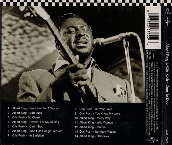 Albert King & Otis Rush - Door to Door (Used) (Mint Condition) CD