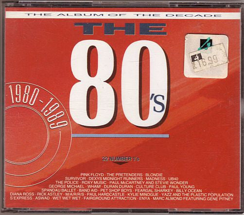 Various – The 80&#39;s - The Album Of The Decade 2 Discs (Used) (Mint Condition)