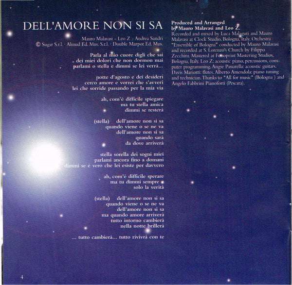 Andrea Bocelli – Andrea (Used) (Mint Condition)