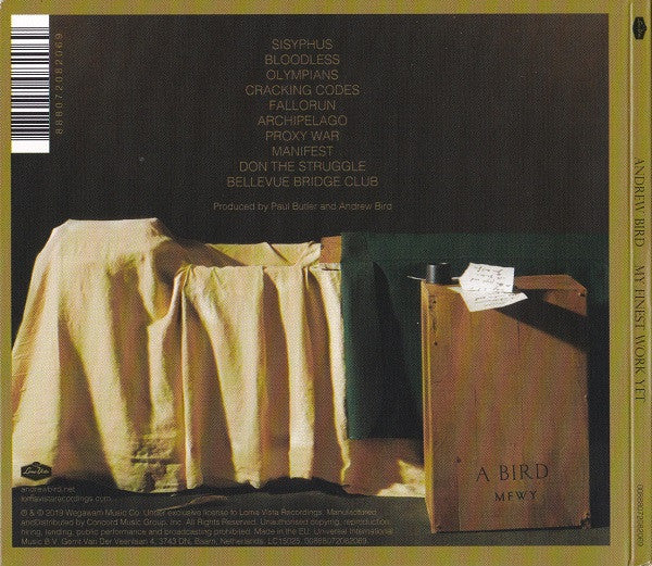 Andrew Bird – My Finest Work Yet (Used) (Mint Condition) CD