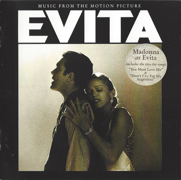 Andrew Lloyd Webber And Tim Rice – Evita (Music From The Motion Picture) (Used) (Mint Condition)