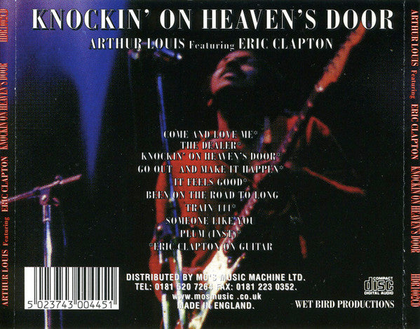 Arthur Louis Featuring Eric Clapton – Knockin' On Heaven's Door (Used) (Mint Condition) CD