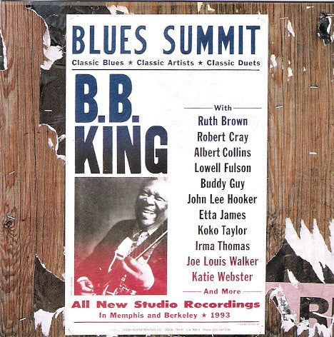 B.B. King – Blues Summit (Used) (Mint Condition) CD
