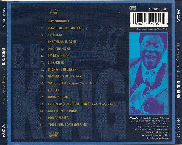 B.B. King – The Very Best Of B. B. King (Used) (Mint Condition) CD