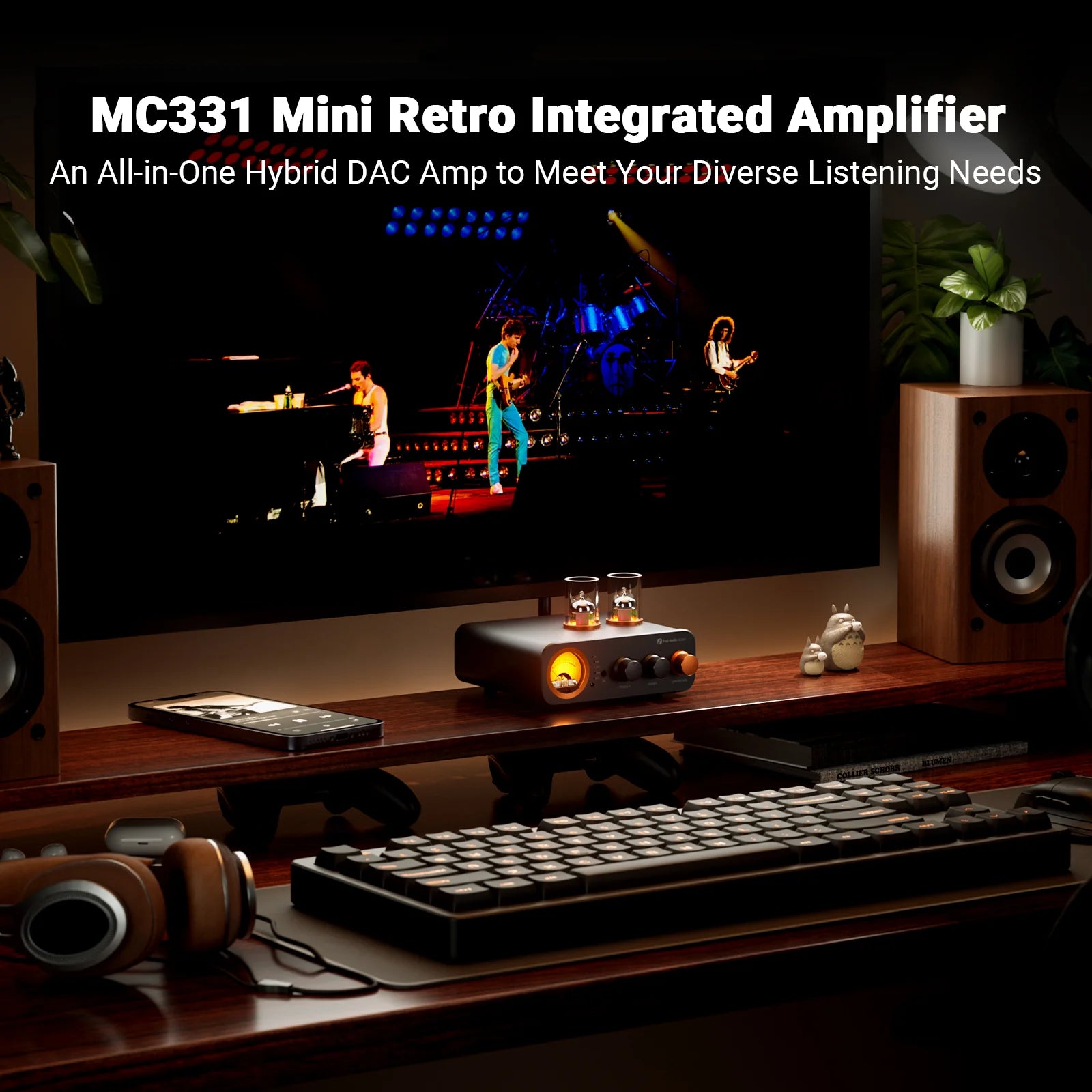 Fosi Audio MC331 Tube Integrated Amplifier