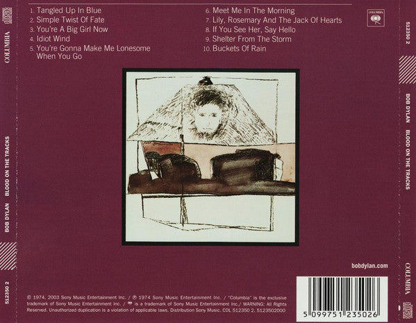 Blood On The Tracks - Bob Dylan (Used) (Mint Condition) CD
