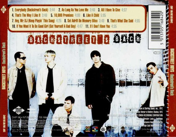 Backstreet Boys – Backstreet's Back (Used) (Mint Condition) CD