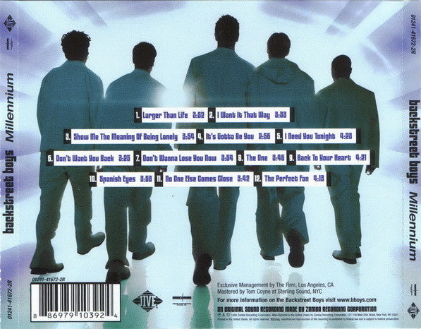 Backstreet Boys – Millennium (Used) (Mint Condition) CD