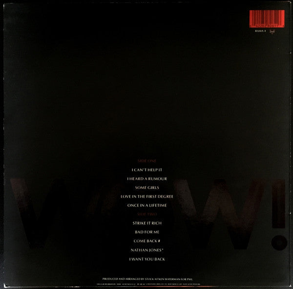 Bananarama – Wow! (Used) (Mint Condition)