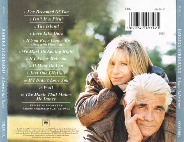 Barbra Streisand – A Love Like Ours (Used) (Mint Condition) CD