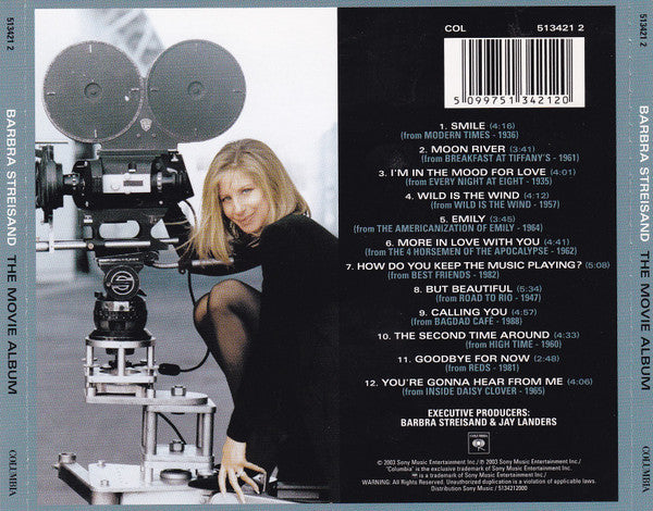 Barbra Streisand – The Movie Album (Used) (Mint Condition) CD