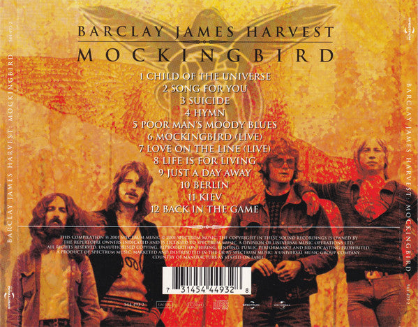 Barclay James Harvest – Mockingbird (Used) (Mint Condition) CD