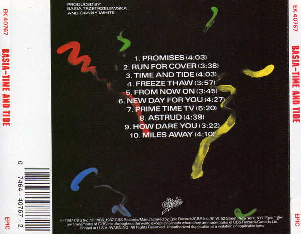Basia – Time And Tide (Used) (Mint Condition)