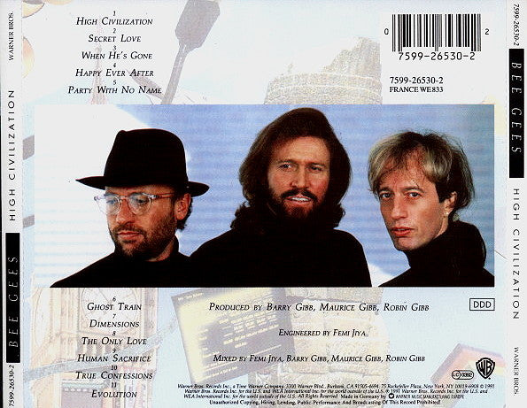 Bee Gees – High Civilization (Used) (Mint Condition) - CD