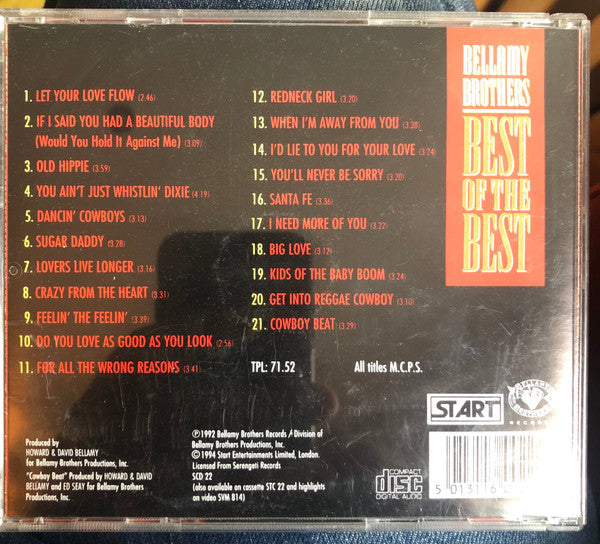 Bellamy Brothers – Best Of The Best (Used) (Mint Condition) CD