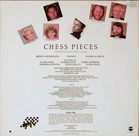 Benny Andersson, Tim Rice, Björn Ulvaeus – Chess Pieces (Used) (Mint Condition)