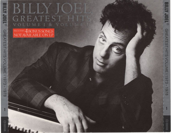 Billy Joel – Greatest Hits Volume I & Volume II - 2 Discs (Used) (Mint Condition) CD