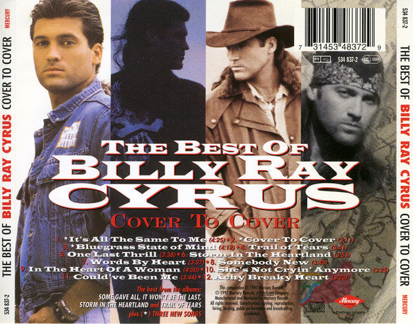 Billy Ray Cyrus – The Best Of Billy Ray Cyrus - Cover To Cover (Used) (Mint Condition) CD